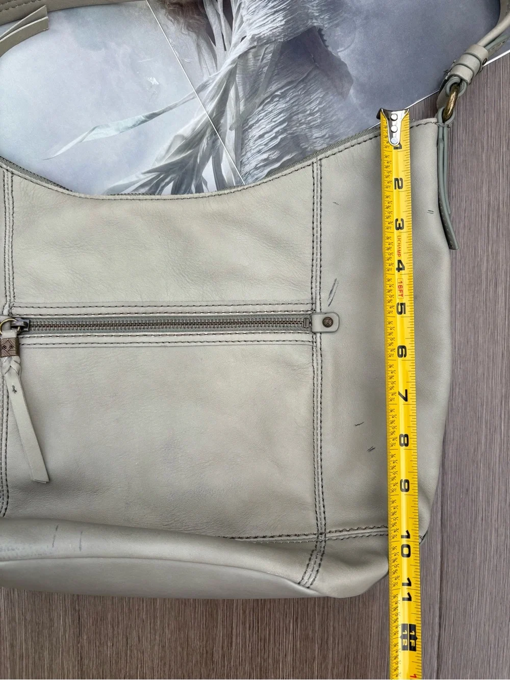 The Sak Sequoia 100% Leather Lined Hobo Bag In Meadow Green